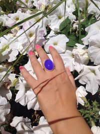 Queen of Colors - Mood Ring - 25x18 mm - Sterling Silver 925