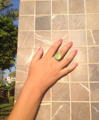 Rising Sun - Mood Ring - Adjustable - 16 mm - Sterling Silver 925