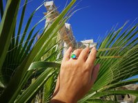 Princess of the Silver Light - Mood Ring - Adjustable or Non-Adjustable - 10 mm - Sterling Silver 925