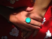 Silver Sun of Elegance - Mood Ring - 20 mm - Sterling Silver 925