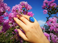 All for Love - Mood Ring - 25x18 mm - Sterling Silver 925