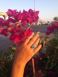 Silver Star of Romance - Mood Ring - 12 mm - Sterling Silver 925