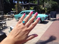 Star of Beauty - Mood Ring - 10x8 mm - Sterling Silver 925