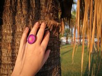Queen of Destiny - Mood Ring - Adjustable - 25x18 mm - Stainless Steel