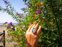 Queen of Avalon - Mood Ring - 25x18 mm - Sterling Silver 925