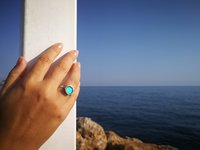 Princess of the Silver Light - Mood Ring - Adjustable or Non-Adjustable - 10 mm - Sterling Silver 925