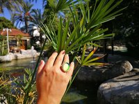 Queen of Avalon - Mood Ring - 25x18 mm - Sterling Silver 925