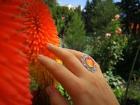 Empress of Grace - Mood Ring - 18x13 mm - Sterling Silver 925