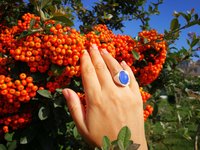 King of Gentlemen - Mood Ring - 18x13 mm - Stainless Steel