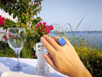 Queen of Destiny - Mood Ring - Adjustable - 25x18 mm - Stainless Steel