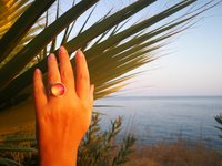 Princess of Dreams - Mood Ring - 17 mm - Sterling Silver 925