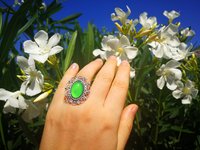 Empress of Grace - Mood Ring - 18x13 mm - Sterling Silver 925