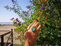 Queen of Destiny - Mood Ring - Adjustable - 25x18 mm - Stainless Steel