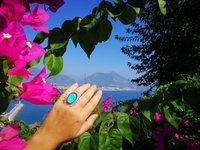 Queen of Style - Mood Ring - 25x18 mm - Silver 800