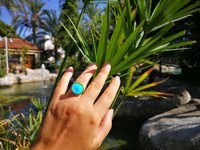 Golden Dream - Mood Ring - 16 mm - 24K Gold Plated Sterling Silver 925
