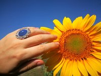 Empress of Grace - Mood Ring - 18x13 mm - Sterling Silver 925