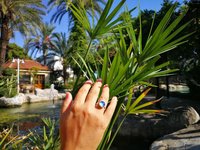 Star of Success - Mood Ring - 10 mm - Sterling Silver 925