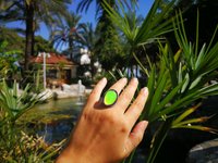 Queen of Destiny - Mood Ring - Adjustable - 25x18 mm - Stainless Steel