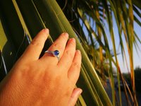 Blush of Attraction - Mood Ring - 6 mm - Sterling Silver 925 - AAA Crystal Quartz