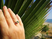 The Little Lord - Mood Ring - 6 mm - Sterling Silver 925 - AAA Crystal Quartz