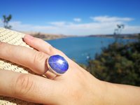 White Fire - Mood Ring - 20x15 mm - Sterling Silver 925 (pure or gold plated) - AAA Crystal Quartz
