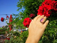 All for Love - Mood Ring - 25x18 mm - Sterling Silver 925
