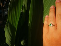 The Little Lord - Mood Ring - 6 mm - 24k Gold Plated Sterling Silver 925 - AAA Crystal Quartz