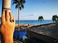 Sun of Antares - Mood Ring - 14 mm - Sterling Silver 925 - AAA Crystal Quartz