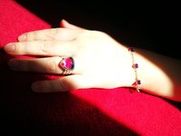 Lord of Lightning - Mood Ring - 15 mm - Sterling Silver 925 - AAA Crystal Quartz