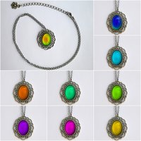 Venus of the Secret Lake - Mood Necklace - 18x13 mm - Brass