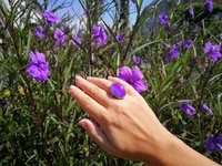 Silver Ring of Wishes - Mood Ring - 25x18 mm - Sterling Silver 925