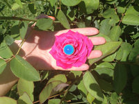 Rising Sun - Mood Ring - Adjustable - 16 mm - Sterling Silver 925