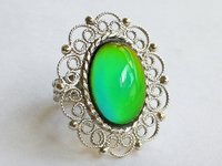 Empress of Grace - Mood Ring - 18x13 mm - Sterling Silver 925