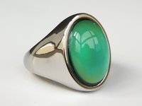 King of Gentlemen - Mood Ring - 18x13 mm - Stainless Steel