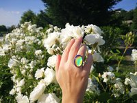 Queen of Destiny - Mood Ring - Adjustable - 25x18 mm - Stainless Steel
