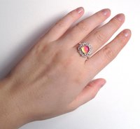 Enigma of Love - Mood Ring - 8 mm - Sterling Silver 925