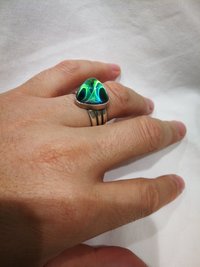 Lord of Lightning - Mood Ring - 15 mm - Sterling Silver 925 - AAA Crystal Quartz