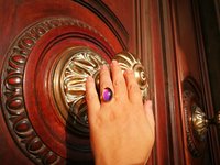 Crystal Star of Atlantis - Mood Ring - 18x13 mm - Gold Plated Sterling Silver 925 - AAA Crystal Quartz