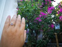 The Little Lord - Mood Ring - 6 mm - Sterling Silver 925 - AAA Crystal Quartz
