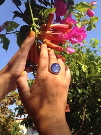 Silver Sun of Elegance - Mood Ring - 20 mm - Sterling Silver 925