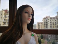 Queen of Opalescence - Mood Brooch - 20 mm - Brass