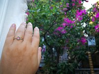 The Little Lord - Mood Ring - 6 mm - Sterling Silver 925 - AAA Crystal Quartz