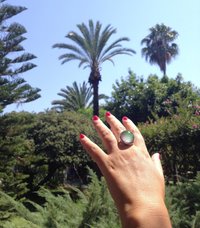 Silver Sun of Elegance - Mood Ring - 20 mm - Sterling Silver 925