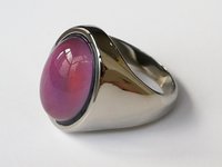 King of Gentlemen - Mood Ring - 18x13 mm - Stainless Steel