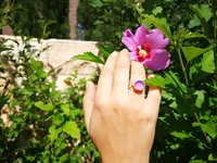 Star of Success - Mood Ring - 10 mm - Sterling Silver 925