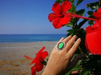 Queen of Style - Mood Ring - 25x18 mm - Silver 800