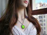 Silver Venus of Rome - Mood Necklace - 25x18 mm - Brass