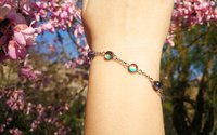 Venus of the Seven Skies - Mood Bracelet - 6 mm - Stainless Steel - AAA Crystal Quartz faceted