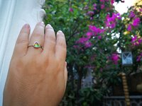 The Little Lord - Mood Ring - 6 mm - Sterling Silver 925 - AAA Crystal Quartz
