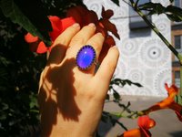 All for Love - Mood Ring - 25x18 mm - Sterling Silver 925